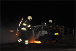 Prio 1 Brand Wegvervoer Auto Mienskerwei Eastermar